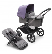 Bugaboo Fox5 коляска 2 в 1 Graphite/ Grey Melange / Astro Purple