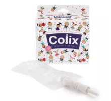 COLIX трубочки газоотводные 0+ для новорожденных от коликов и газиков, набор 10 штук