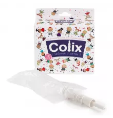 COLIX трубочки газоотводные 0+ для новорожденных от коликов и газиков, набор 10 штук