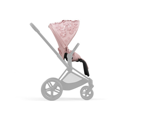 Cybex Priam IV Коляска 2 в 1 Chrome Black / FE SIMPLY FLOWERS PINK