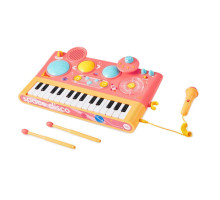 Happy Baby игрушка-синтезатор SPACE DISCO, персиковый