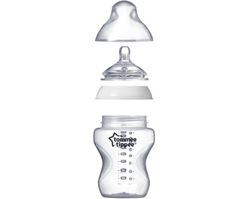 Tommee Tippee бутылочка для кормления Closer to nature 340 мл, 3 мес +, 2 шт.