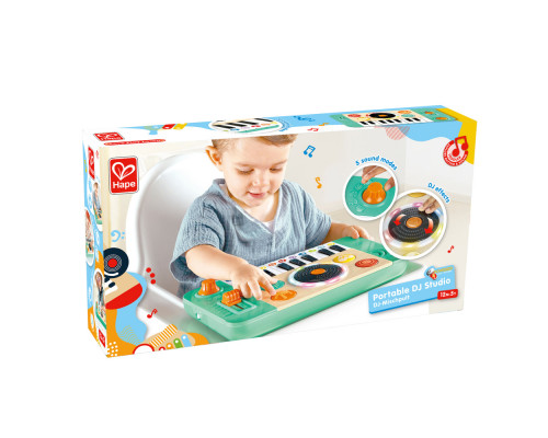 Hape синтезатор со звуком и светом