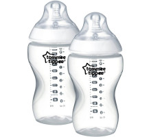 Tommee Tippee бутылочка для кормления Closer to nature 340 мл, 3 мес +, 2 шт.