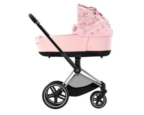 Cybex Priam IV Коляска 2 в 1 Chrome Black / FE SIMPLY FLOWERS PINK