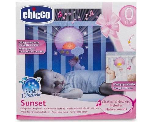 Chicco панель на кроватку Sunset (розовая)