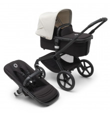 Bugaboo Fox5 коляска 2 в 1 Black/ Midnight Black/ Misty White