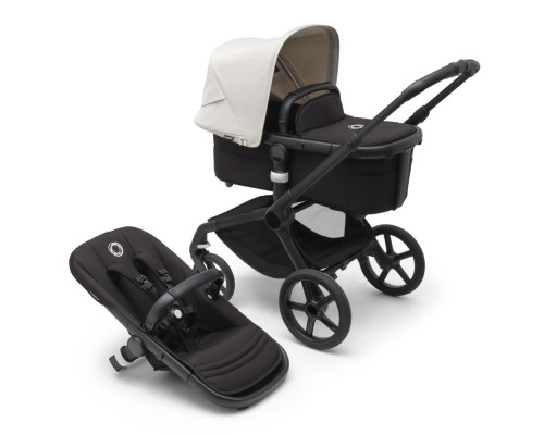 Bugaboo Fox5 коляска 2 в 1 Black/ Midnight Black/ Misty White