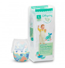 Offspring трусики-подгузники L 9-14 кг 36 штук Море