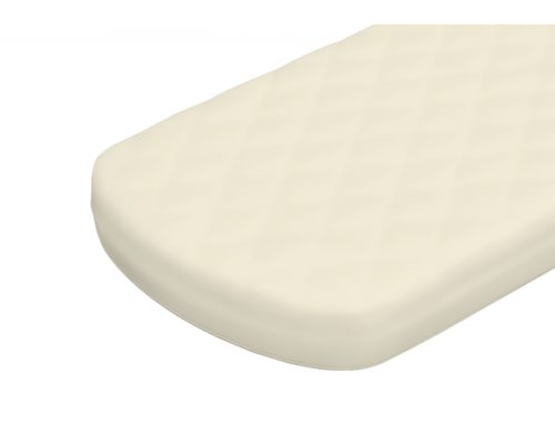Простынь для кровати KIDI soft размер М 80*180 см (молочный, сатин)