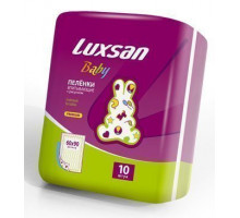 Luxsan Baby пеленка 60х90 с рисунком 10 штук