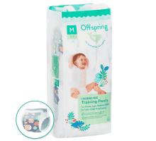 Offspring трусики-подгузники M 6-11 кг 42 штуки Рыбки