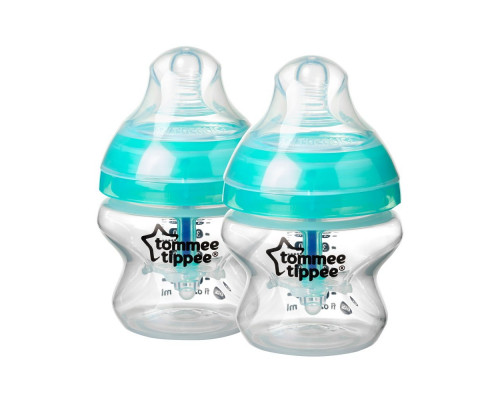 Tommee Tippee бутылочка для кормления Advanced Anti-Colic, 150 мл., 0+, 2 шт.