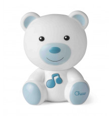 Chicco ночник-мини музыкальный Медвежонок Dreamlight голубой                     