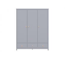 Шкаф Wood 3-х створчатый (серый)