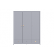 Шкаф Wood 3-х створчатый (серый)