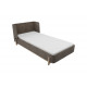 Кровать Basic спальное место 90*200 см (коричневый, рогожка)