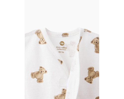Happy Baby рубашка детская beige&bears