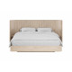 Кровать двуспальная Eclipse 160 см (беленый дуб, белый)