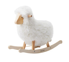Happy Baby игрушка-качалка овечка Woolly white