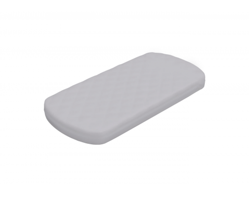 Простынь для кровати KIDI soft размер М 80*180 см (серый, сатин)