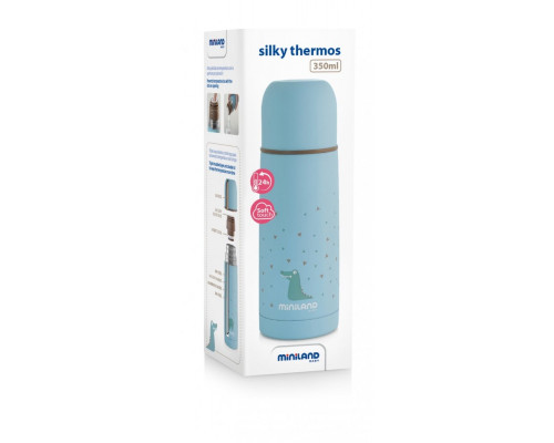 Miniland термос для жидкостей Silky Thermos 350 мл цвет голубой