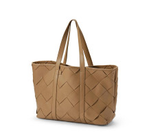 Elodie сумка Tote Braided Leather Caramel Brown