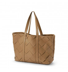 Elodie сумка Tote Braided Leather Caramel Brown