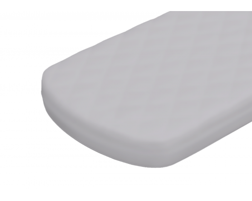 Простынь для кровати KIDI soft размер М 80*180 см (серый, сатин)
