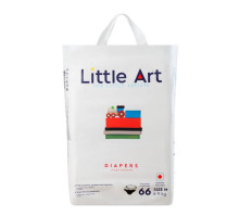 Little Art подгузники детские, размер M, 6-9 кг, 66 штук