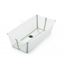 Stokke® Flexi Bath® cкладная ванночка XL Transparent Green