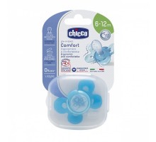 Chicco пустышка 6 месяцев+ Physio Comfort Слоники, силикон