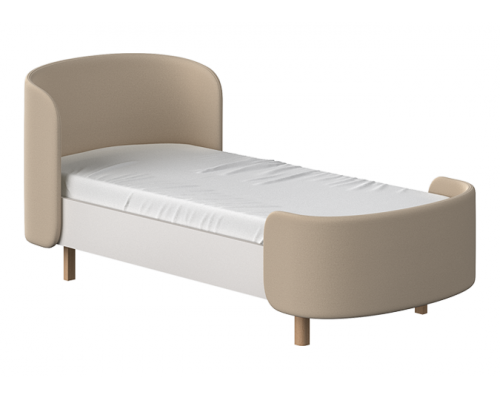 Кровать подростковая KIDI Soft размер М (бежевый)