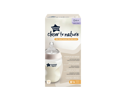 Tommee Tippee бутылочка для кормления Closer to nature, 260 мл., 0+