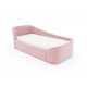 Диван-кровать KIDI Soft с низким изножьем 90*200 см R антивандальная ткань (розовый)