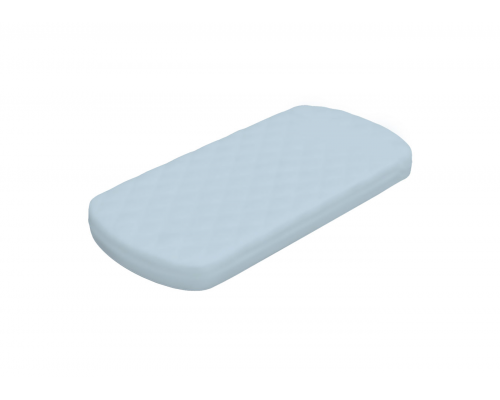 Простынь для кровати KIDI soft размер М 80*180 см (голубой, сатин)