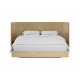 Кровать двуспальная Eclipse 160 см (натуральный дуб, светло-розовый)