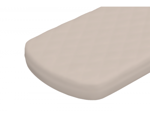 Простынь для кровати KIDI soft размер L 80*200 см (бежевый, сатин)