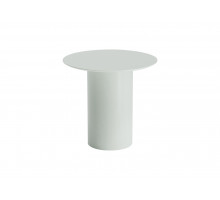 Стол обеденный Type D 80 см основание D 39 см (белый)