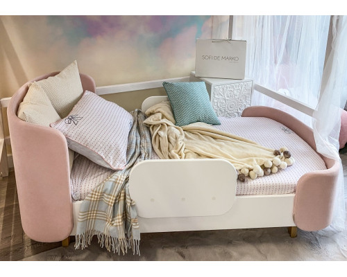 Комплект чехлов для кровати KIDI Soft размер M, L (розовый)