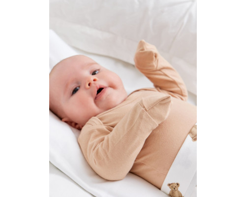 Happy Baby боди с длинным рукавом beige&bears (набор 2 шт.)