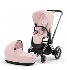 Cybex Priam IV Коляска 2 в 1 Chrome Black / Peach Pink