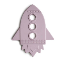 MUSHIE прорезыватель силиконовый Rocket Lilac