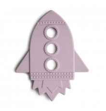 MUSHIE прорезыватель силиконовый Rocket Lilac