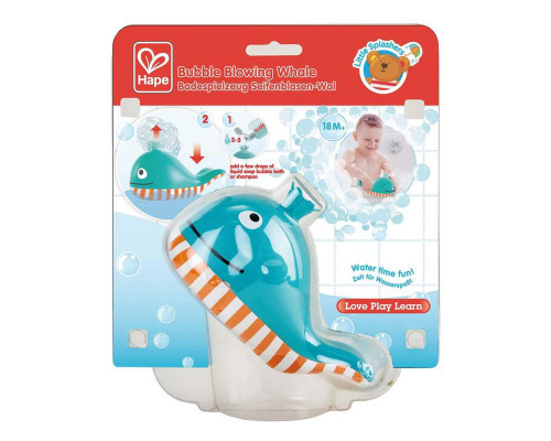 Hape игрушка для купания Кит пускающий пузырьки