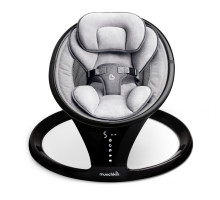 Munchkin шезлонг ультралегкий для новорожденных Swing с поддержкой Bluetooth®. черный