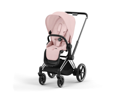 Cybex Priam IV Коляска 2 в 1 Chrome Black / Peach Pink