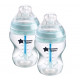 Tommee Tippee бутылочка для кормления Advanced Anti-Colic, 260 мл., 0+, 2 шт.