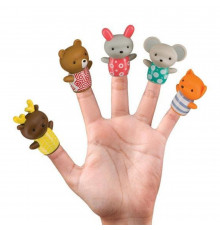 Happy Baby набор игрушек на пальцы Little Friends