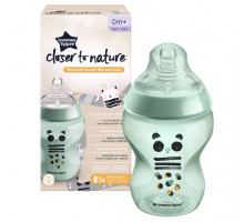 Tommee Tippee бутылочка для кормления Closer to nature, 260 мл., 0+, моно